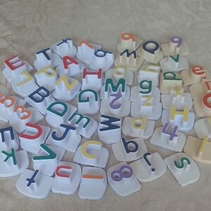 Magnetic Colorful Alphabet and Numbers for Leapfrog Phonics